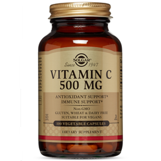 Picture of VITAMIN C 500 MG 100 VEGETABLE CAPSULES