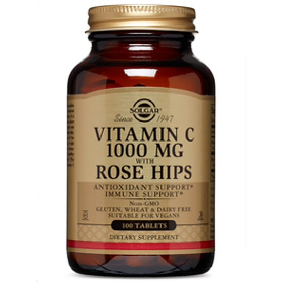 صورة VITAMIN C 1000 MG WITH ROSE HIPS 100 TABLETS