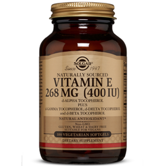 صورة VITAMIN E 268 MG (400 IU)100 VEGETARIAN SOFTGELS (D-ALPHA TOCOPHEROL & MIXED TOCOPHEROLS)