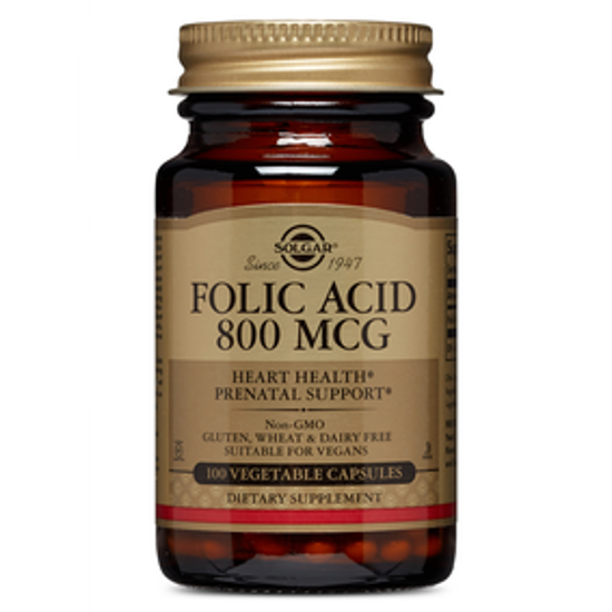 صورة FOLIC ACID 800 MCG 100 VEGETABLE CAPSULES