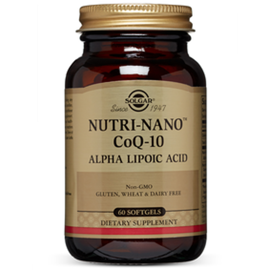 Picture of NUTRI-NANO COQ-10 ALPHA LIPOIC ACID 60 SOFTGELS