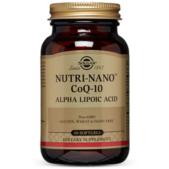 صورة NUTRI-NANO COQ-10 ALPHA LIPOIC ACID 60 SOFTGELS