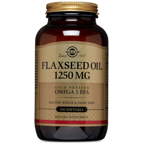 صورة FLAXSEED OIL 1250 MG 100 SOFTGELS