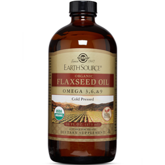 صورة EARTH SOURCE® ORGANIC FLAXSEED OIL 16 OZ