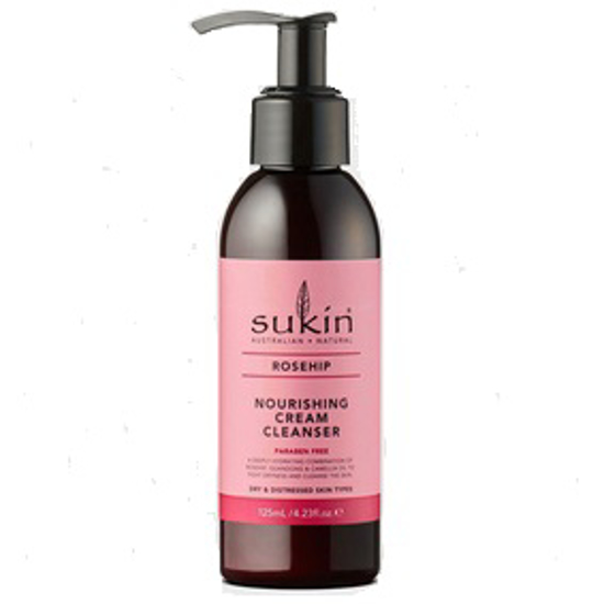 Picture of SUKIN ROSEHIP NOURISHING CREAM CLEANSER 125ML  : 07217