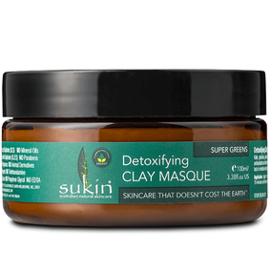 صورة SUKIN SUPER GREENS DETOXIFYING CLAY MASQUE 100ML : 04414