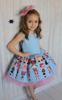 Picture of BABY GIRL BLUE WITH WAITE DRESS - copy