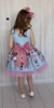Picture of BABY GIRL BLUE WITH WAITE DRESS - copy