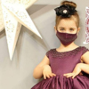 Picture of BABY GIRL PINK DRESS WITH MACK