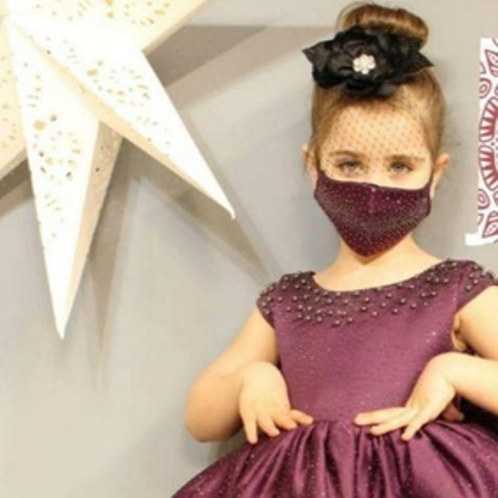 Picture of BABY GIRL PINK DRESS WITH MACK