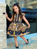 صورة فستان اسود بناتي 
