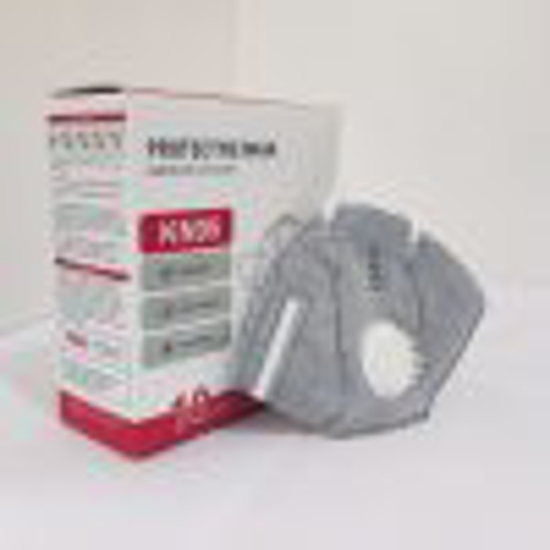 صورة KN 95 FACE MASK 1 pcs Grey - Wholesale