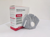 صورة KN 95 FACE MASK 1 pcs Grey - Wholesale